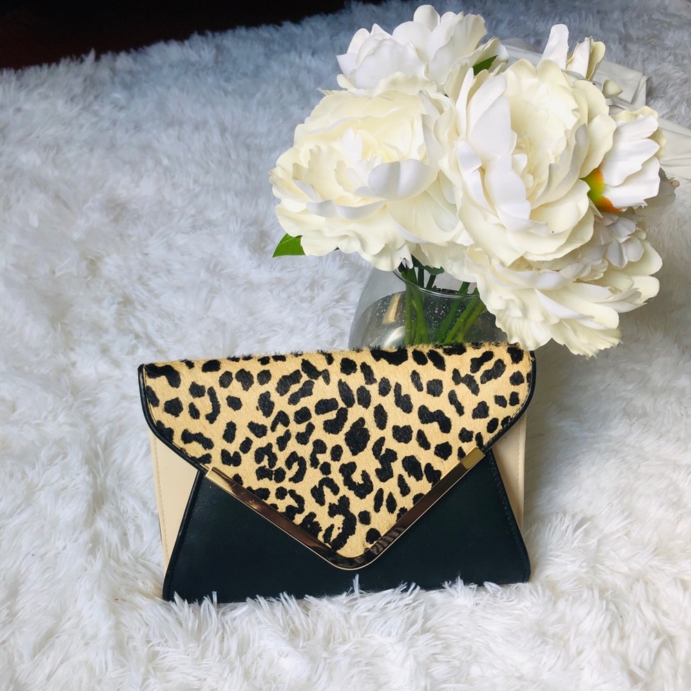 Aldo Animal Print Envelope Bag